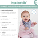 Cheeky Chompers Reversible Baby Bibs | Dribble Bibs | Toddler Bibs | Bandana Neckerchief Style | Baby Gift Set | Neckerbibs (2-Pack)