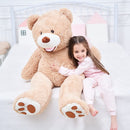 IKASA Giant Teddy Bear Plush Toy Stuffed Animals (Brown, 100Cm)