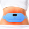 ABYON Menstrual Heating Pad, Portable Electric Waist Belt with 3 Heat Levels and 4 Vibration Massage Modes, Fast Heating Massage Pad for Waist, Stomach, Uterus, Intestine Pain Relief (Blue)