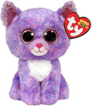 TY 2007521 Cassidy Cat Beanie Boo Stuffed Animal, Multicoloured