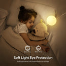 LED Night Light, Night Light for Kids, USB Rechargeable Table Lamp with Dimmable,Warm Light,7 Colors,Touch Control, 0.5/1Hour Timer for Nursery, Baby,Bedroom,Camping,Gift