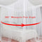 Souarts Bed Canopy Mosquito Net 4 Corner Post Bed Canopy Mosquito Net Bed Mosquito Netting Mesh Bedding Netting Curtains Fly Midges Insect Protection Repellent White