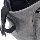 Dooky Pram/Stroller/Pushchair Organizer Bag (For Teether, Phone, Keys, Wallet, Bottle and More), Grey Melange, 5 Liters, 14 X 40 X 17 Cm