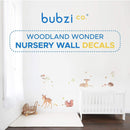 Woodland Nursery Decor, Woodland Animals Baby Nursery Wall Decor Decals Set for Kids Room Decor, Perfect Baby Girl Gifts & Baby Boy Gifts, Gender Neutral Wall Stickers, New Mom Baby Shower Gifts