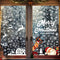 9 Sheet Christmas Window Stickers Christmas Decorations Window Clings Reusable Double Sided Christmas Window Decorations PVC Static Snowflake Window Stickers