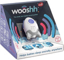 Wooshh Portable Sound Sleep Soother by Rockit - 8 Calming Sounds and 4 Volume Levels - Stand, Clip or Strap It, Rechargeable and Compact, Baby Sleeping Aid Machine, Sleep Aid for Adults, Kids & Baby