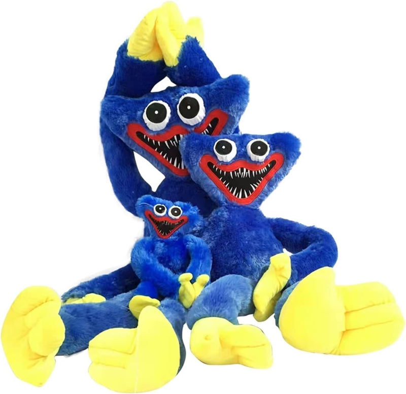 TOP&TOP Oversized Huggy Wuggys Plush, Poppy Horror Monster Large Figure Playtime Doll Cartoon Toy Decoration for Kids Adults Christmas Game Fan'S Birthday Gift(Blue,100Cm)