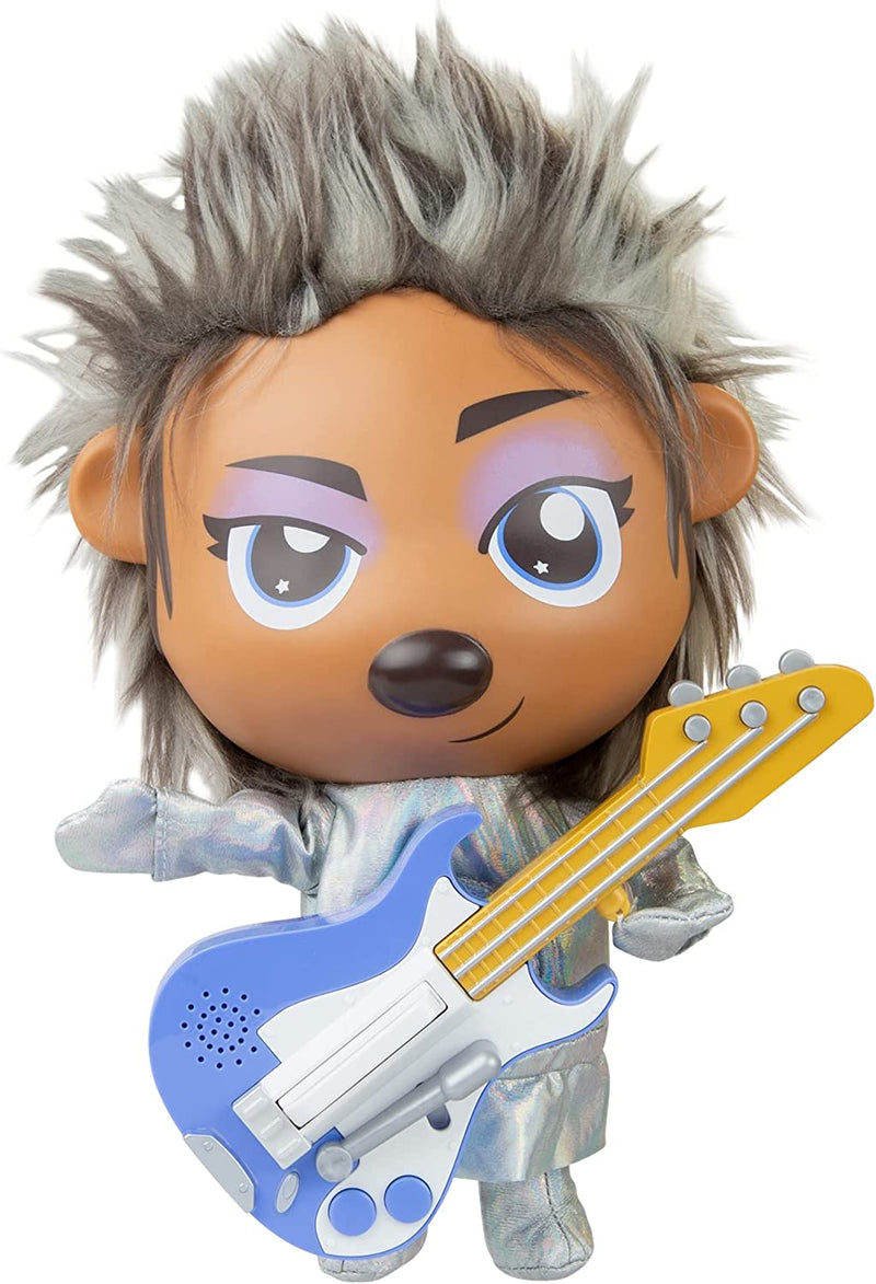 Sing 2 Riff Rock Ash Plush Toy, Sing 2 Merchandise Plush Toy, 12 Inch Ash Figure, Bedroom Accessories, Singing Ash Cushion for Boys and Girls Aged 3 Years and Older, 12 Inch Plush Toy