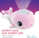 Taylor the Whale with Star Projector and Musical Night Light - This Adorable Whale Night Light Projector and Sound Machine Is a Shusher, Soother, Sleep Aid with Cry/Noise Sensor