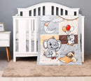 Hmtideby Animal Themed Baby Toddler Blanket Quilt Cot Comforter Crib Baby Quilts for Boys and Girls Nursery Bed Throw Blanket 84X107Cm-Grey Elephant