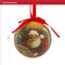 The Christmas Workshop Set of 14 Christmas Baubles/Various Festive Designs/Gift Boxed Christmas Tree Decorations / 7.5Cm Diameter Baubles (Red & Green Classic Santa)