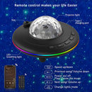 Mycket Star Projector, Galaxy Projector Light, Ocean Wave LED Lamp, Night Light Projector with Remote 360°Rotating Sleep Soothing Colors Changing Music Bluetooth Speaker Timer for Kids