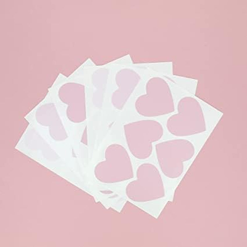 My Nametags® Pink Heart Wall Stickers | Removable & Repositionable Wall Decals That Will Not Damage or Leave Residue on Walls | Peel-And-Stick Room Decor for Kids, Girls, Boys, Bedroom, Nursery