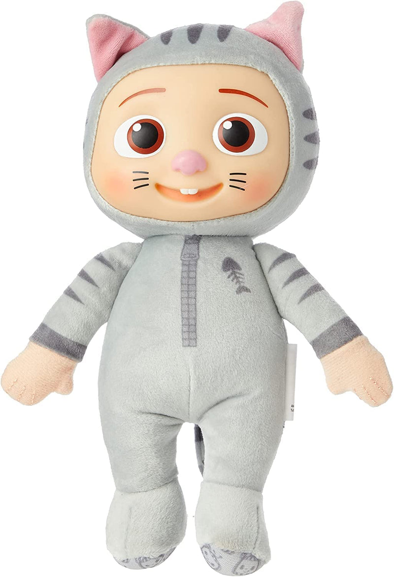 Cocomelon JJ Duckie, Kitty & Puppy Plush Stuffed Animal Toys 3 Pack - 8" Plush Soft Toy Set