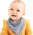 Cheeky Chompers Reversible Baby Bibs | Dribble Bibs | Toddler Bibs | Bandana Neckerchief Style | Baby Gift Set | Neckerbibs (2-Pack)